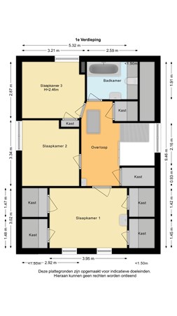 Floorplan - Hoornsekade 46, 2635 HB Den Hoorn